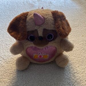 Zuru Rainbocorns Unicorn Pink Bandaids Heart Plush Toy 10" Rare Stuffed Animal